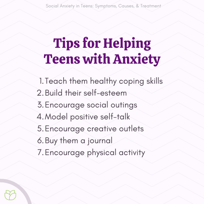 Anxiety management techniques for teens