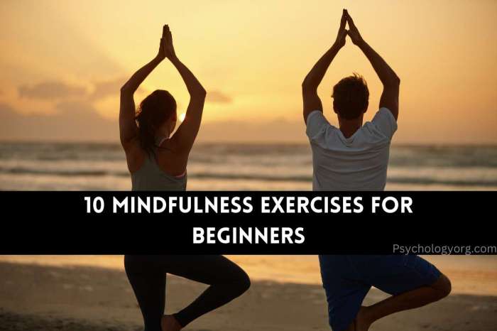 Mindfulness exercises for beginners