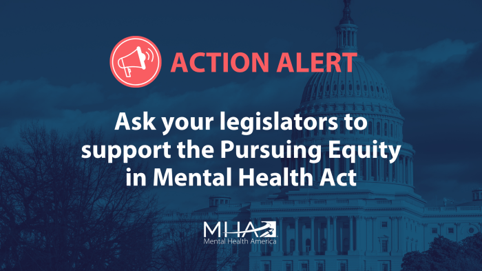 Mental health equity advocacy