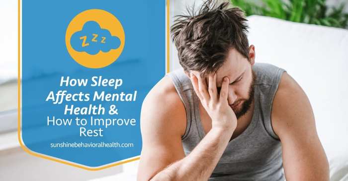 How sleep affects mental health